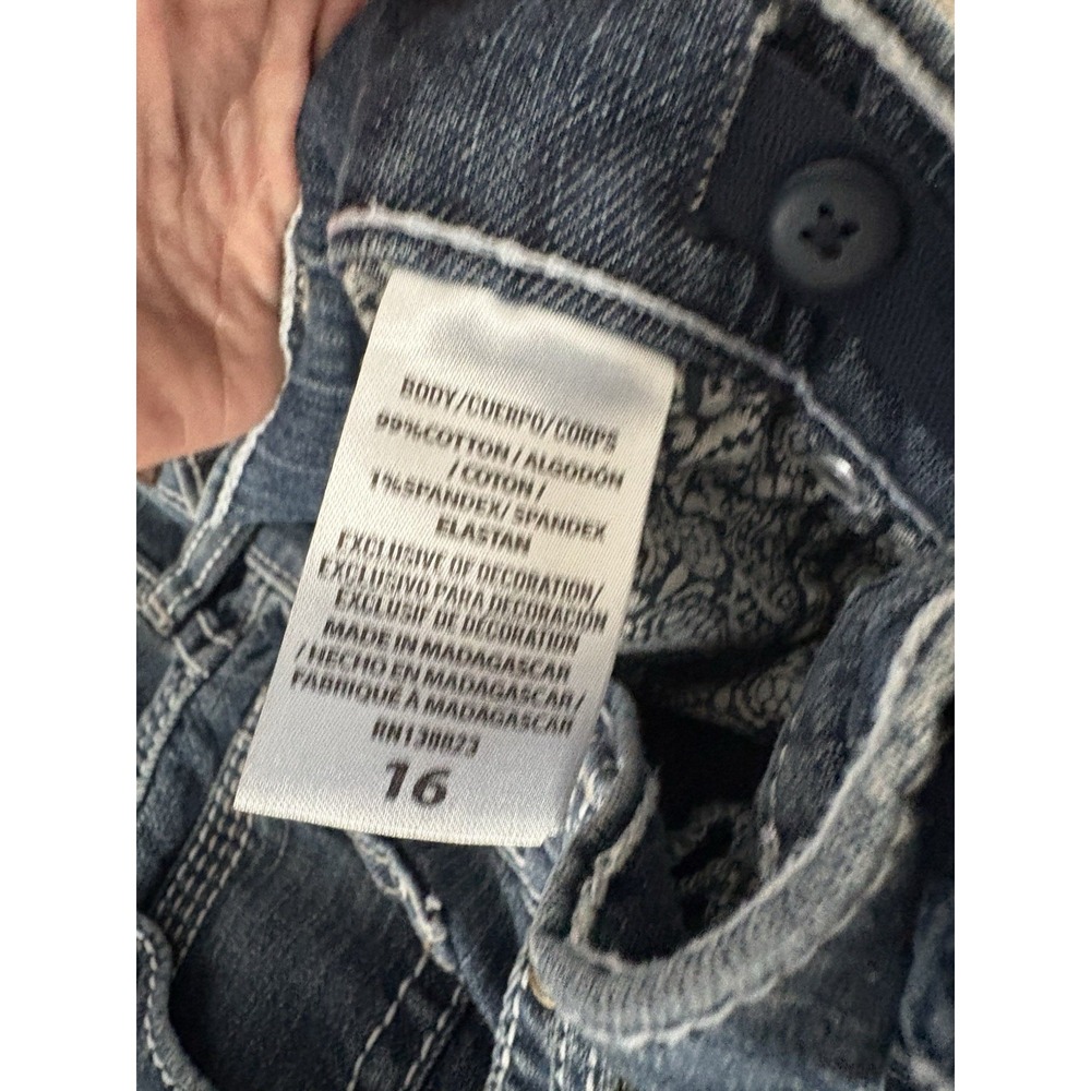 Cody James Boys Size 16 Jeans Western Cowboy Bootcut Denim Blue - Picture 5 of 6